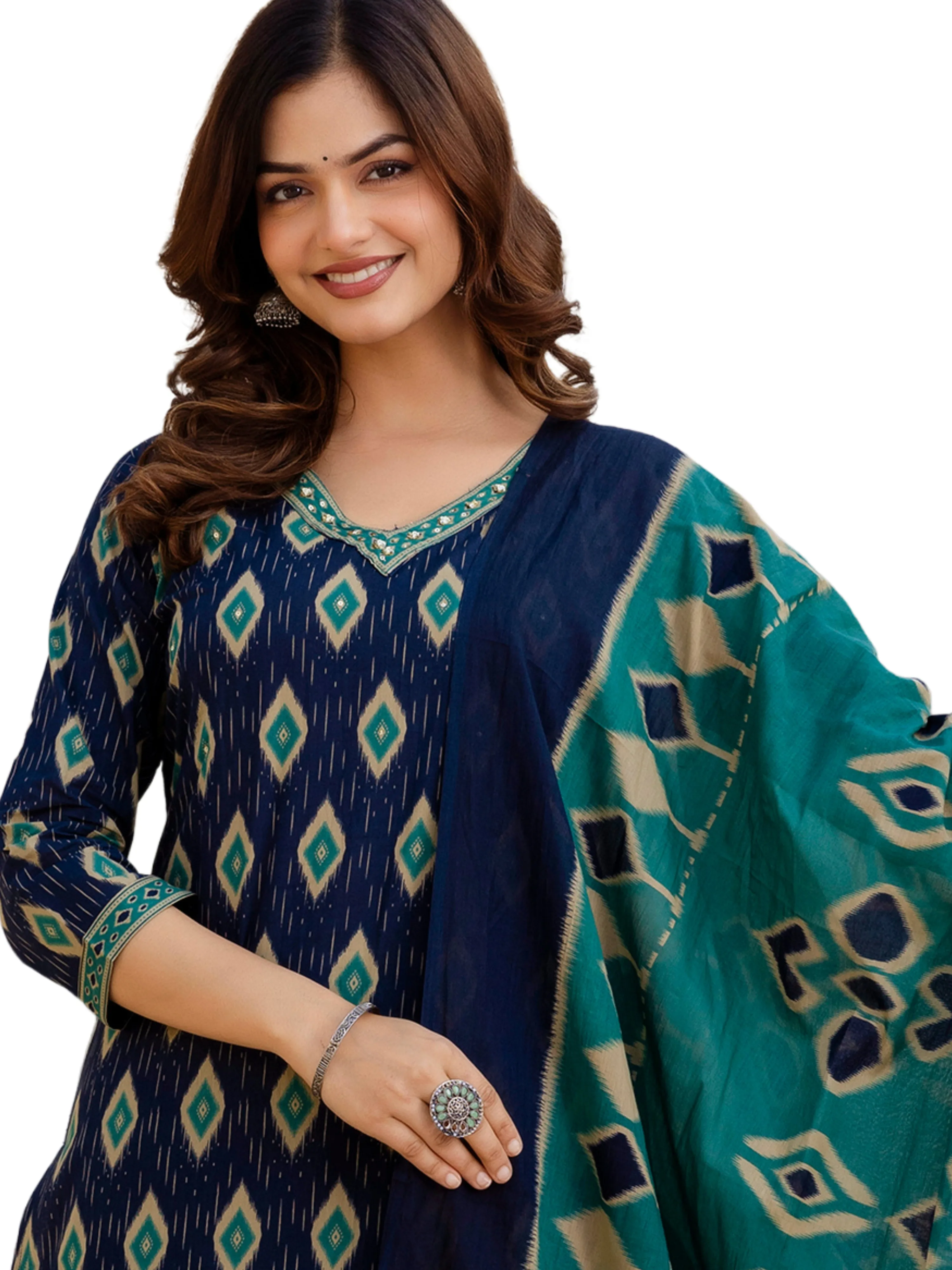 3 Pcs Pure Cotton Suits